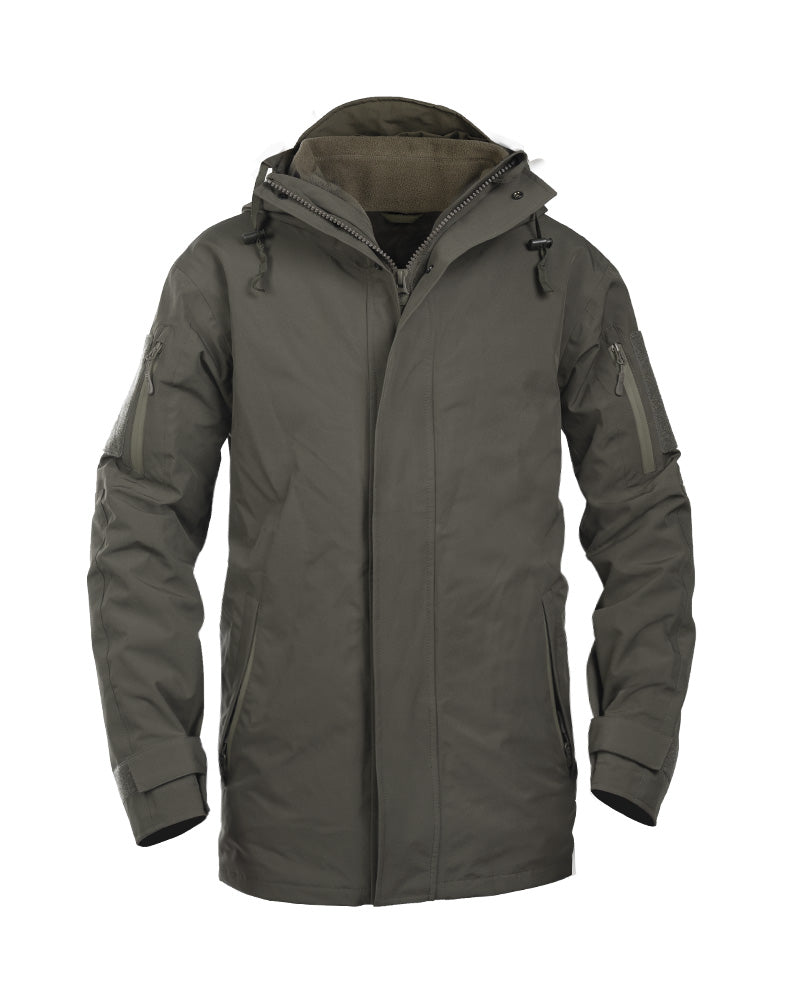 MIL-TEC WET WEATH.JACKET W/FLEECE LINER GEN.II
