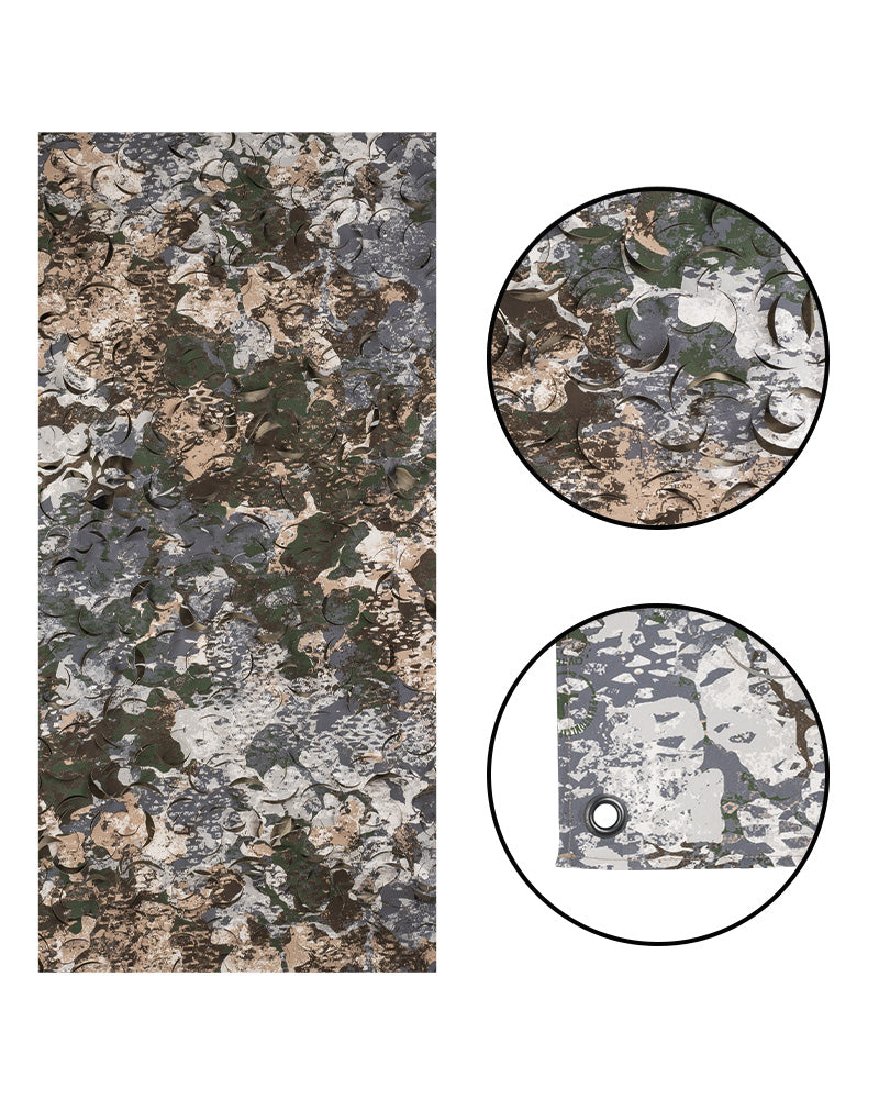 MIL-TEC CAMO NET LASER CUT NYLON 1,5m x 3,0m