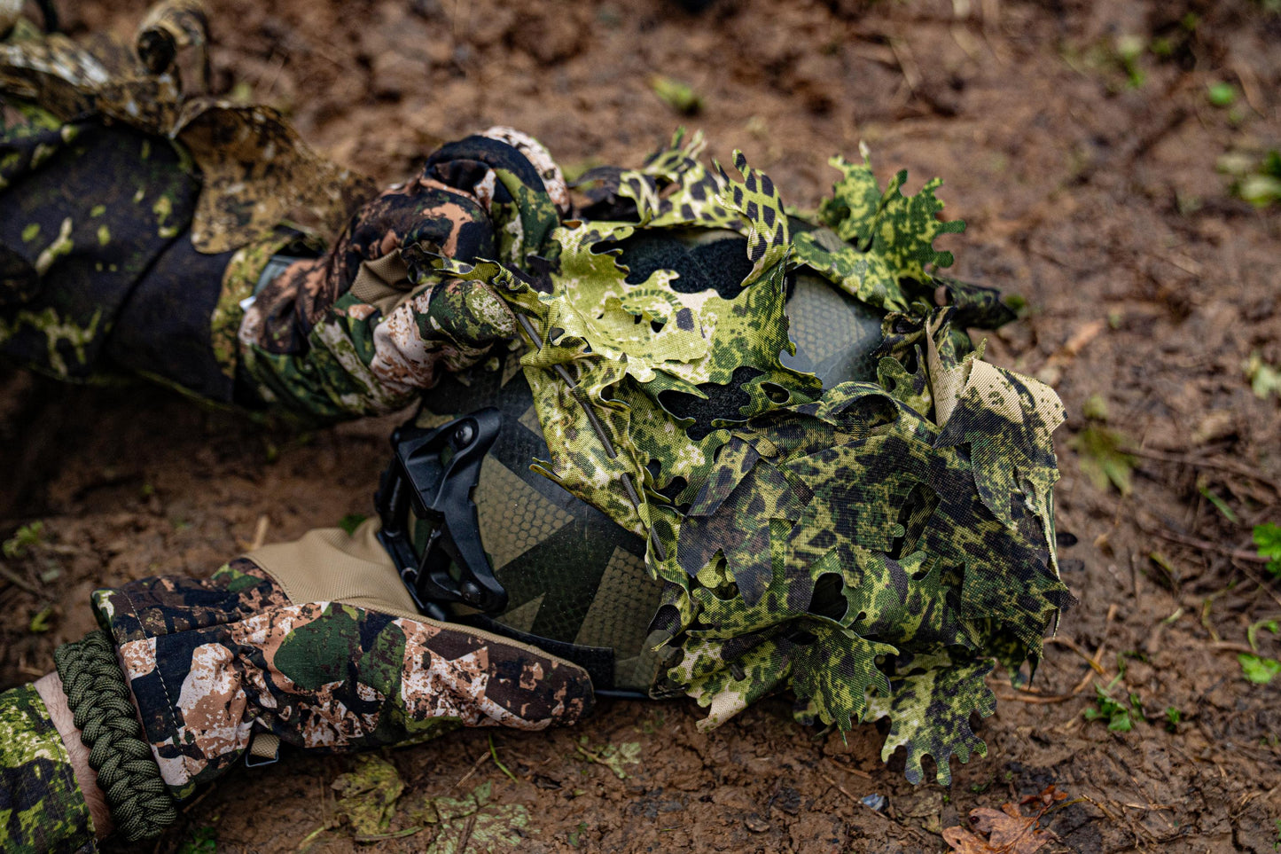 DEFTEX Helmet Camouflage Net